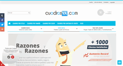 Desktop Screenshot of cuadrosya.com